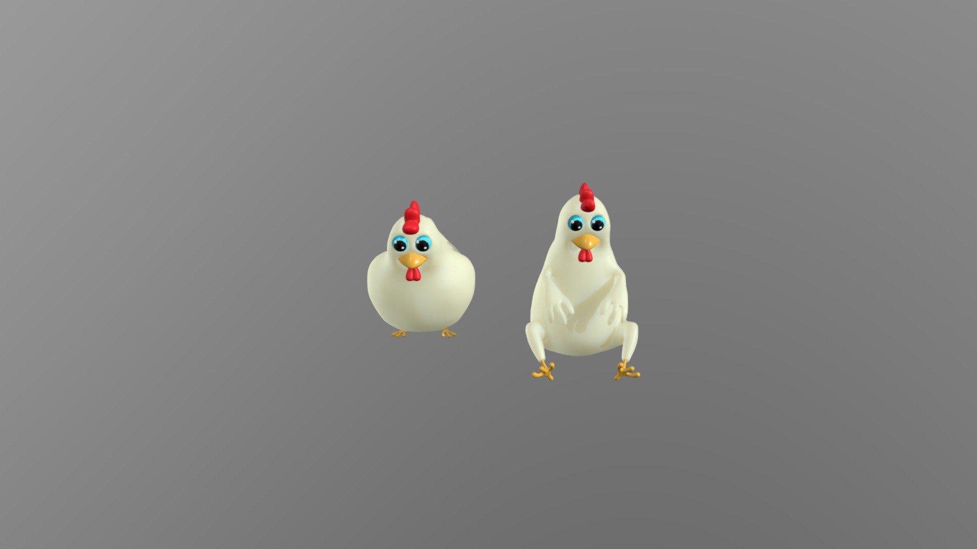 Chicken - 3D model by key (@Key8) [ff0012e] - Sketchfab