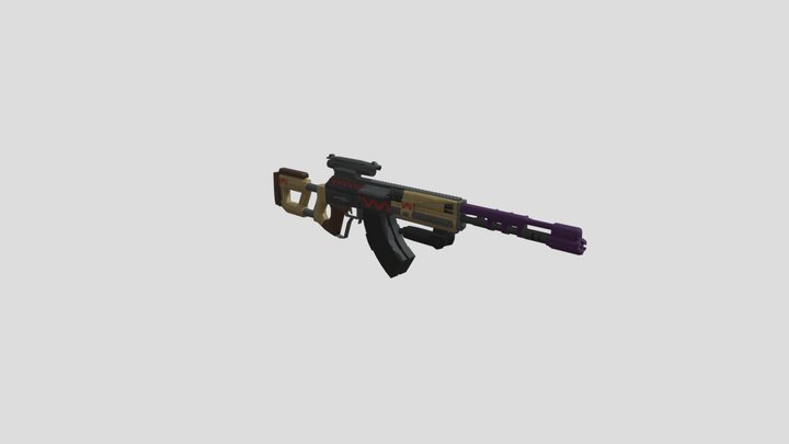 M40_A0_E1_Rifle 3D Model