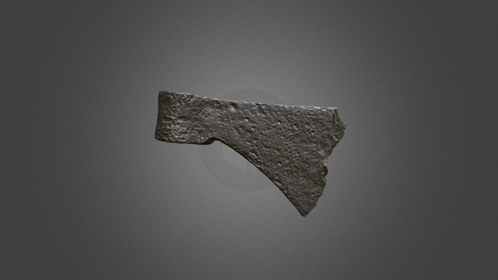 Iron trade axe (RA1-2-16), Gilbert Site, Texas 3D Model