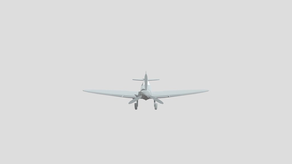 Low Poly Supermarine Spitfire Mkii