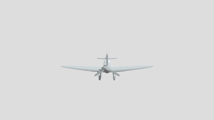 Low Poly Supermarine Spitfire Mkii