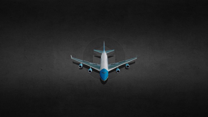Boeing-747- Airforce-ONE 3D Model