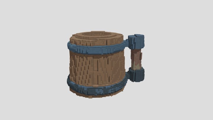 Minecraft 酒杯 3D Model