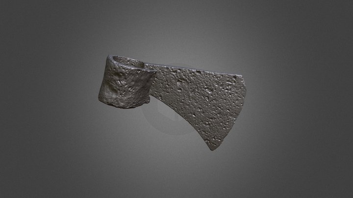Iron trade axe (RA1-2-138), Gilbert Site, Texas 3D Model