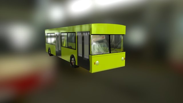 MAN Bus 3D Model