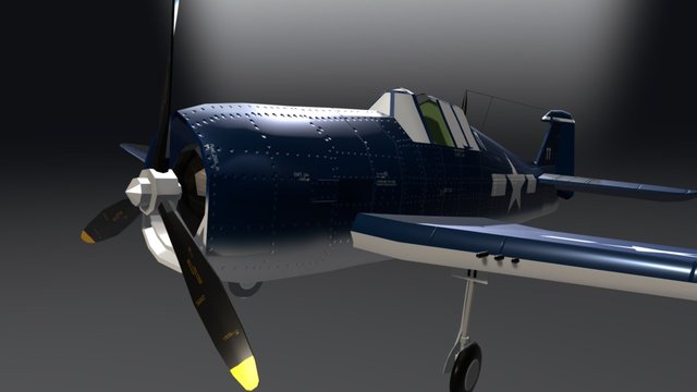 F6F Hellcat (build 0.80) 3D Model