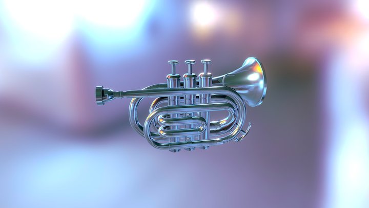 Pocket Trumpet 3D Model