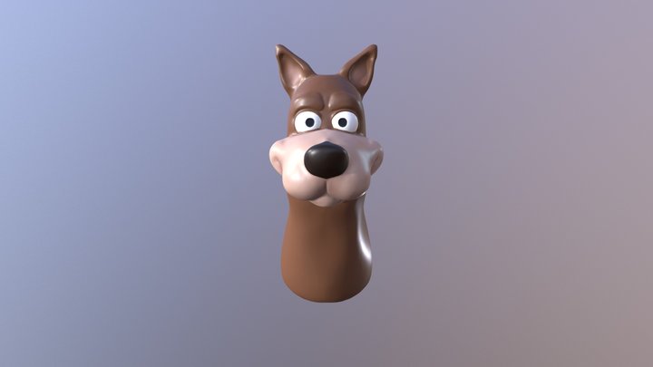Cachorro 1 Color 3D Model