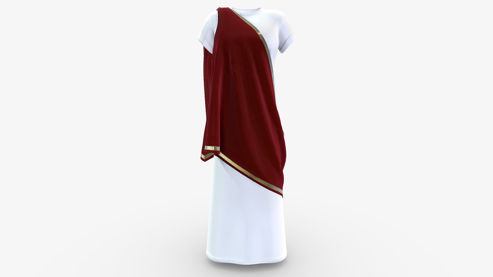 Male Toga Dress - Buy Royalty Free 3D model by 3dia [ff04616 ...