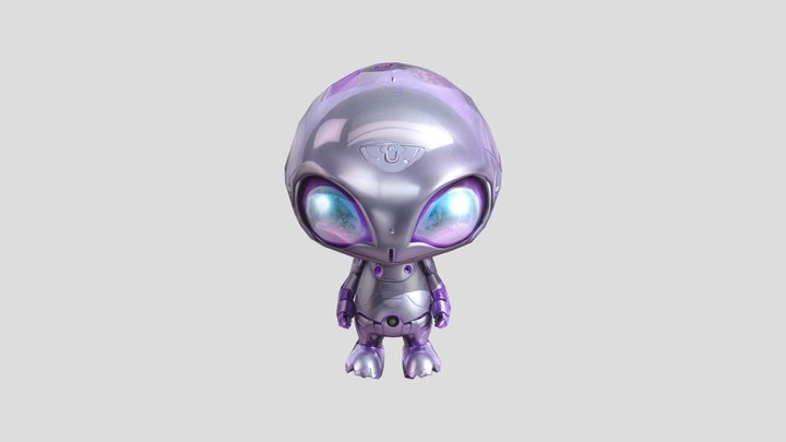 alien robot 3D Model