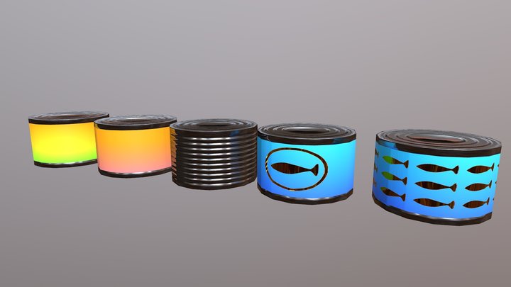 Tin cans – Free 3D Model STL