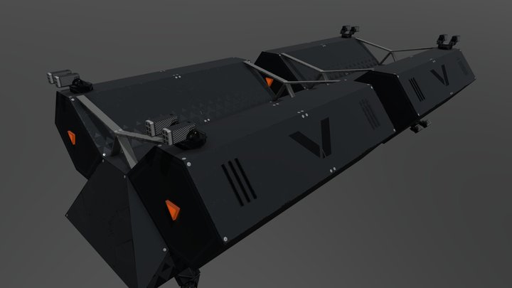 Neon Exile - VERMin Drop Ship 3D Model