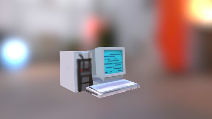 Obj Computer 3D Model
