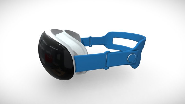 Apple Mixed Reality Headset 3D Model