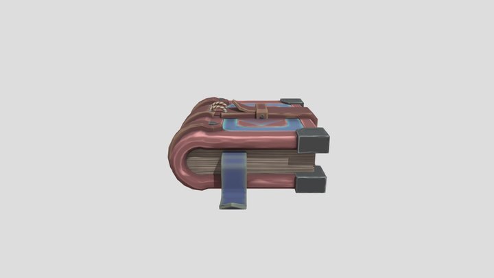 Magical Book 3D Model