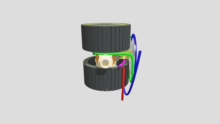 Cable Routing 3D Model