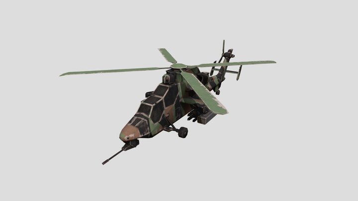 EC665 Low Poly 3D Model