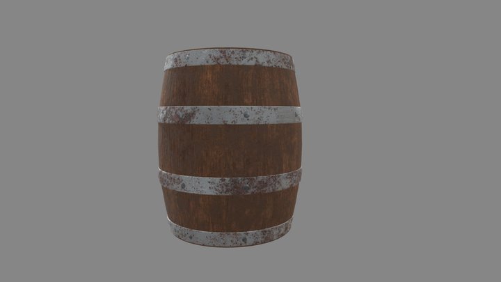 Barrel 3D Model