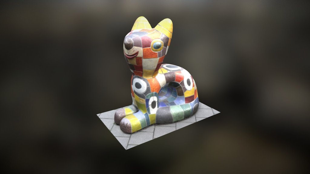 Ceramic Cat Sculpture - Jundorv