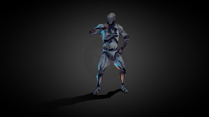 Starting fight 3D Model