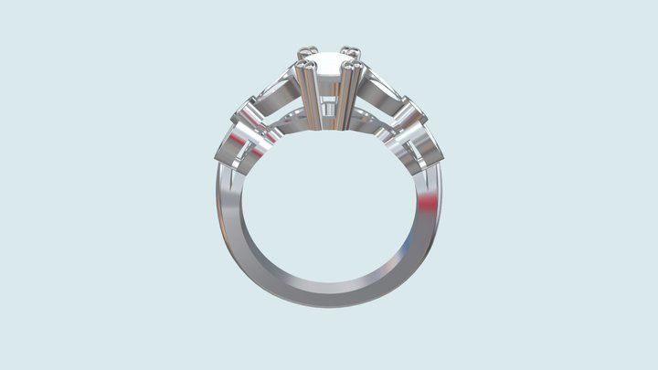 N175 - Bague navette - JFA 3D Model