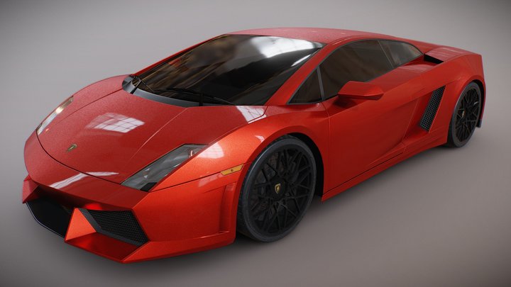 Lamborghini Gallardo 2010 3D Model