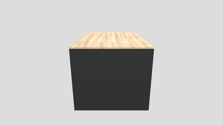 Office Table 3D Model