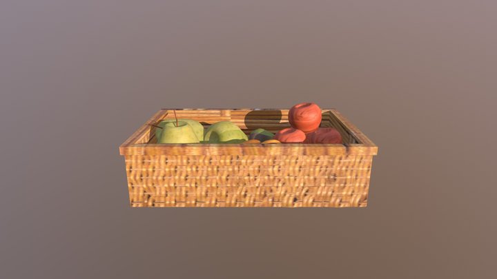 Fruit-basket 3D Model