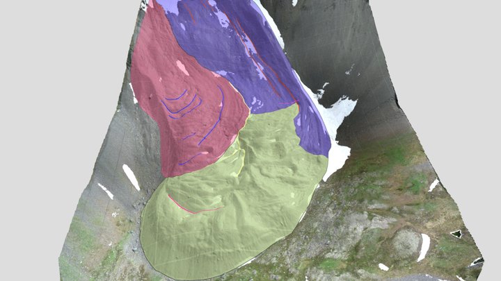 Ewe Valley Rock Glacier 3D Model