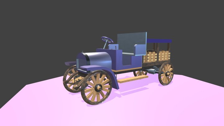 Voiture Garford 3D Model