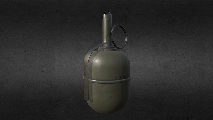 Frag Grenade RGD-5 3D Model