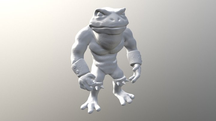 Battletoads Custom Action Figure 3D Model