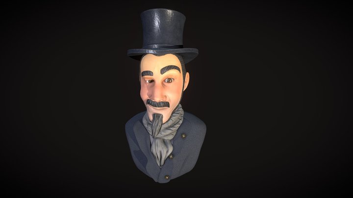 Serj Tankian - Bust Likeness & Stylized Study 3D Model