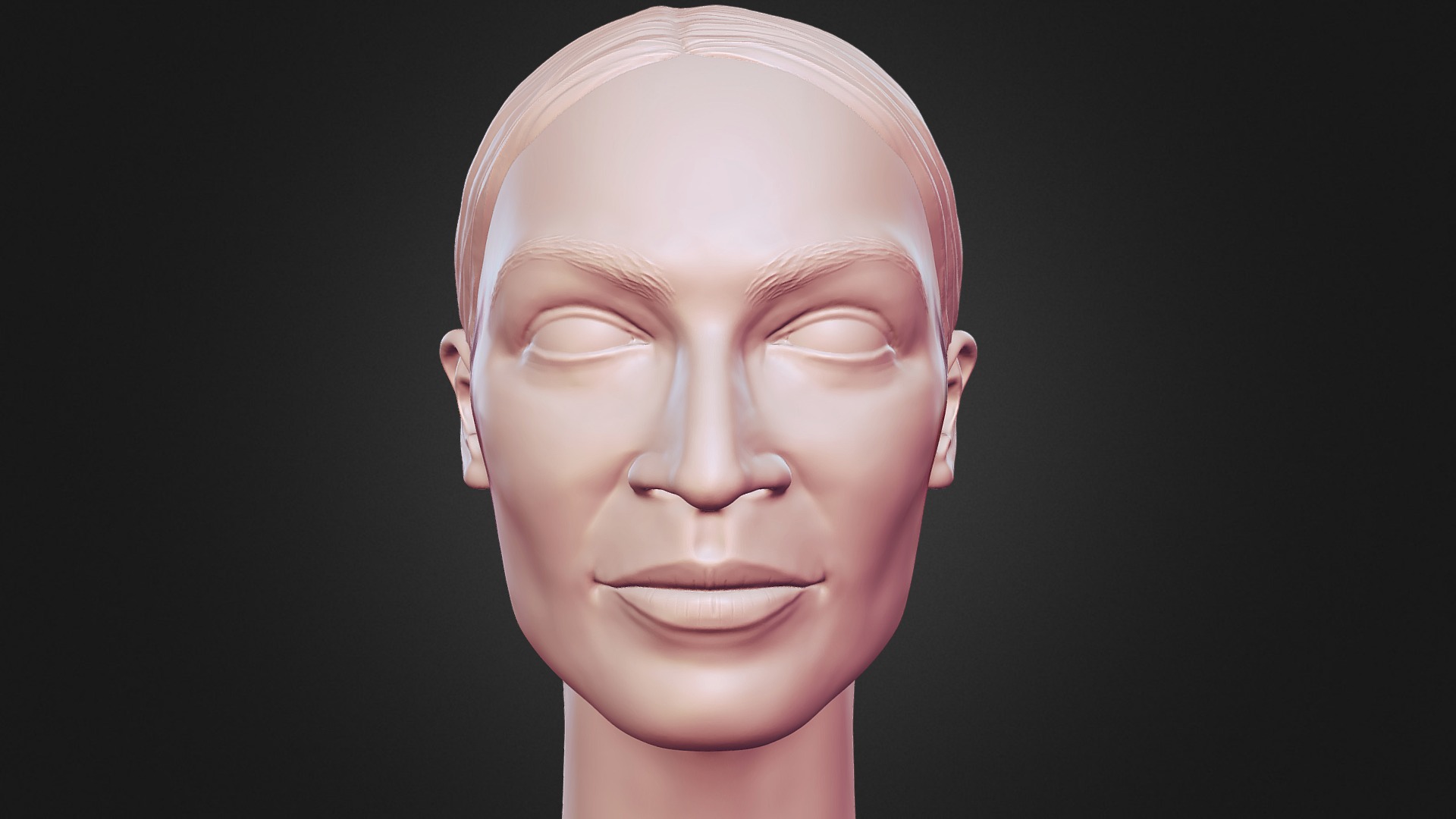 3D model Alexandria Ocasio-Cortez 3D printable portrait - This is a 3D model of the Alexandria Ocasio-Cortez 3D printable portrait. The 3D model is about a head of a person.