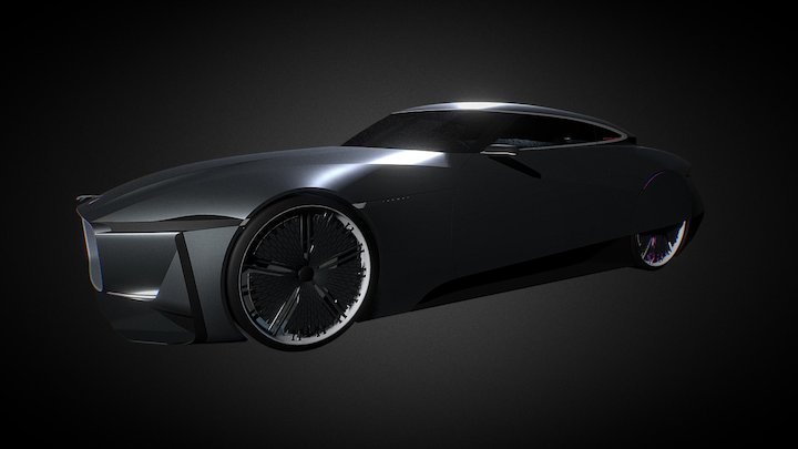 Jaguar E- Luxury Concept 3D Model