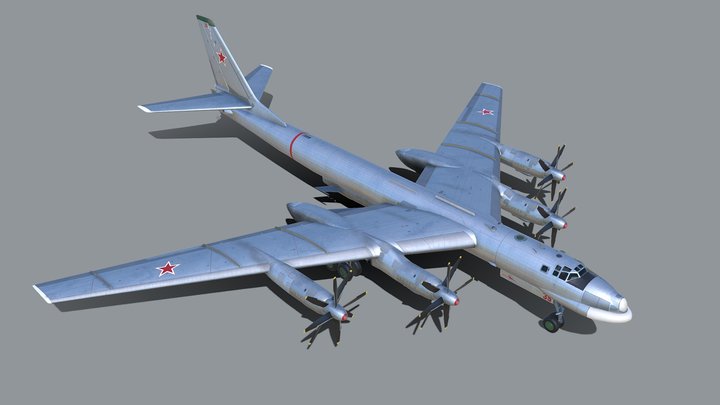 Tu142 3D models - Sketchfab