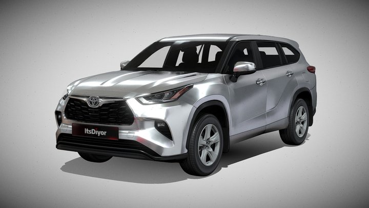 Toyota Highlander 2020 3D Model