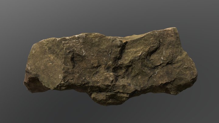 Moss Rock 07 Rock Pack Vol.1 – Modèle 3D gratuit STL