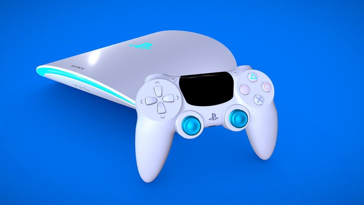Playstation 5 3D Model