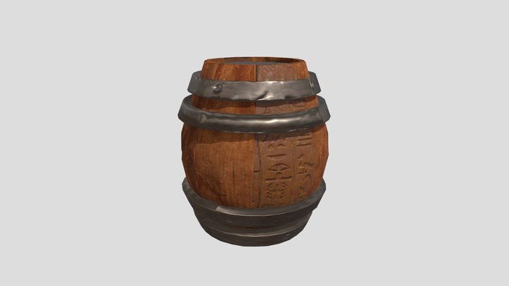 Barrel 3D Model