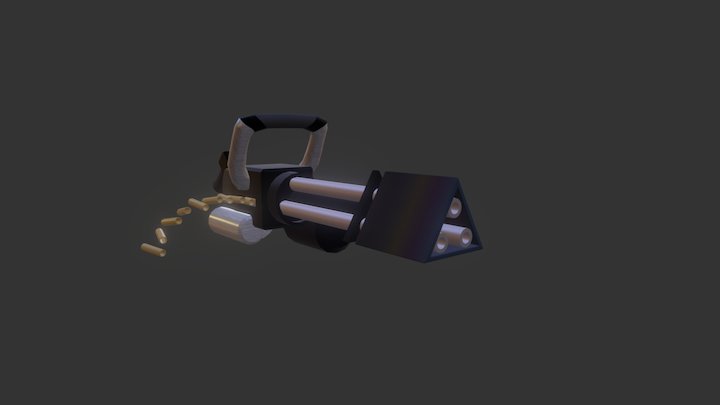 MiniGun 3D Model