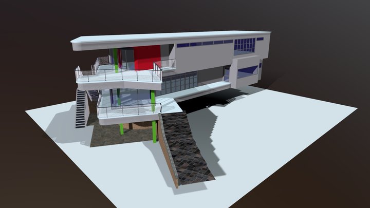 Casona (fbx) (scene) 3D Model