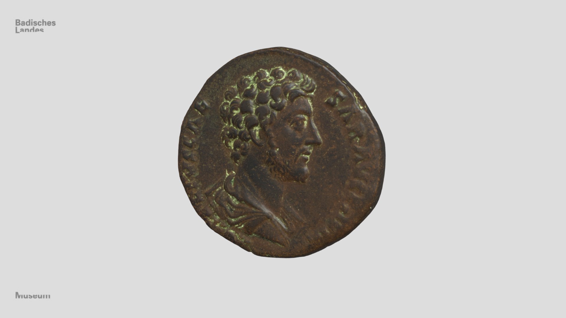 Sesterz (Bronzemünze) für Marc Aurel als Caesar