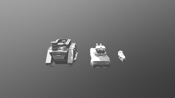 Vehicle Display 3D Model