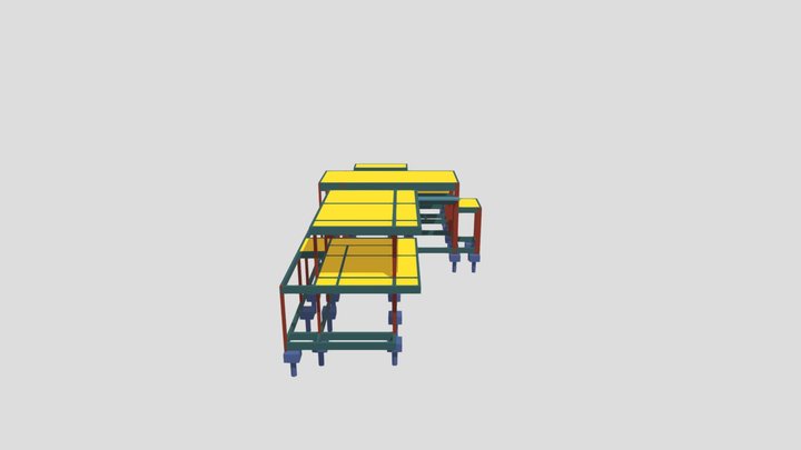 Estrutural Casa E|D 3D Model