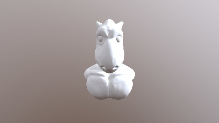 Bad Example Camel High Poly Sculpt 3D Model
