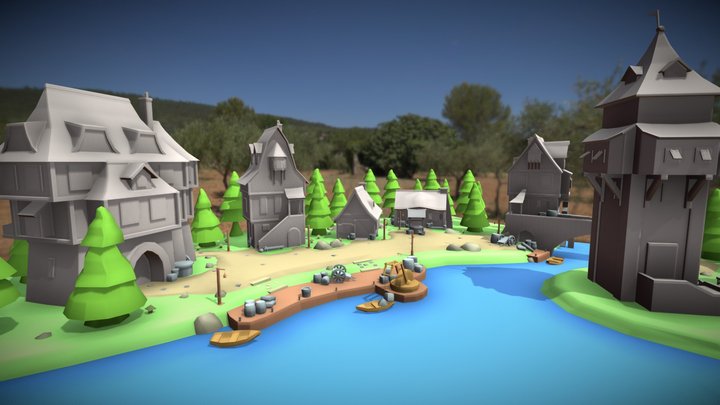 The Village 3D Model
