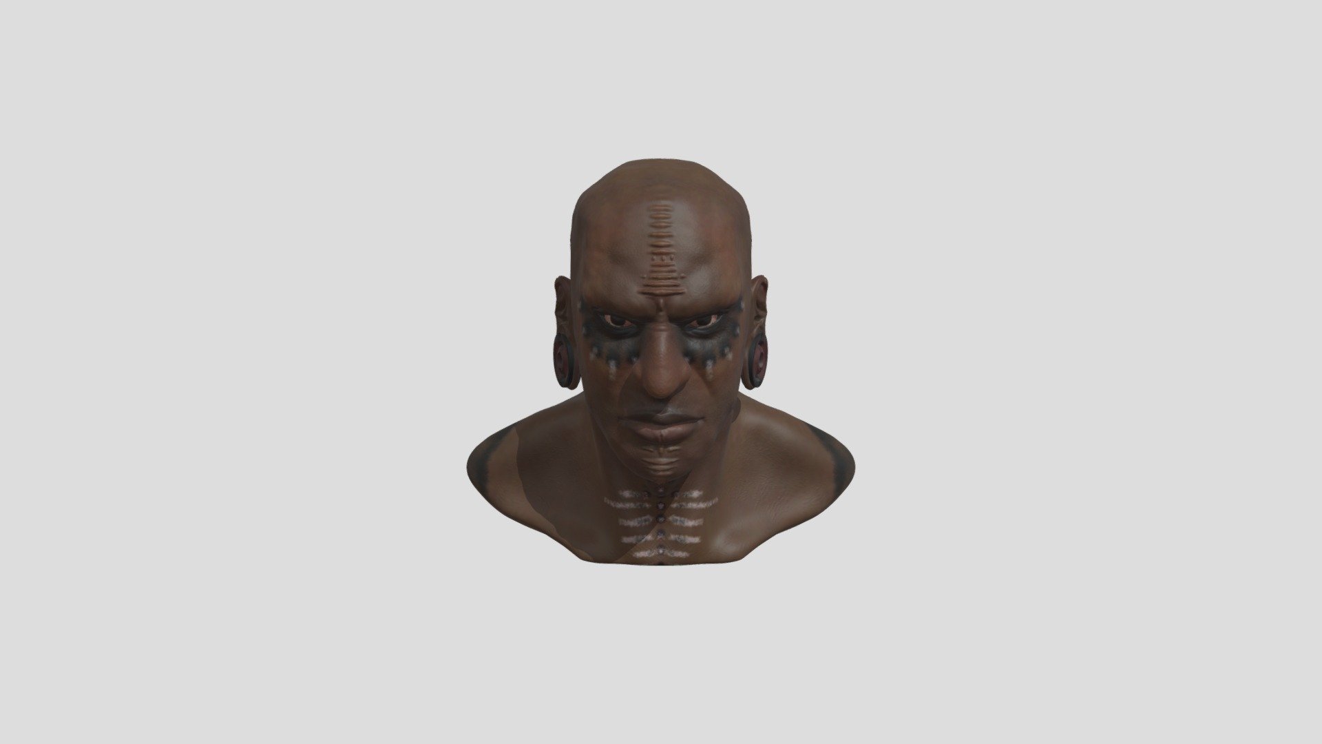 Tribal Villain Project - 3D model by valencia.erediauwa [ff1cea5 ...