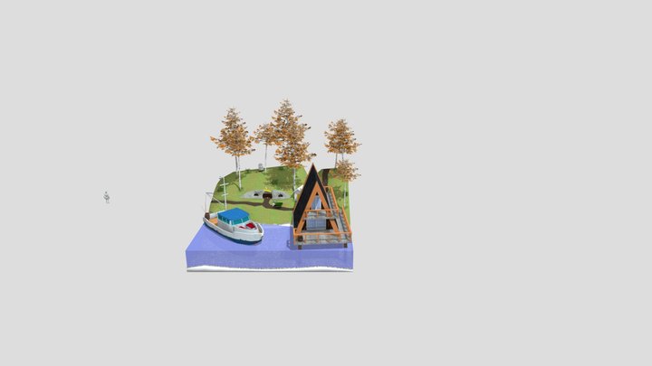 3D1 Full Scene 3D Model