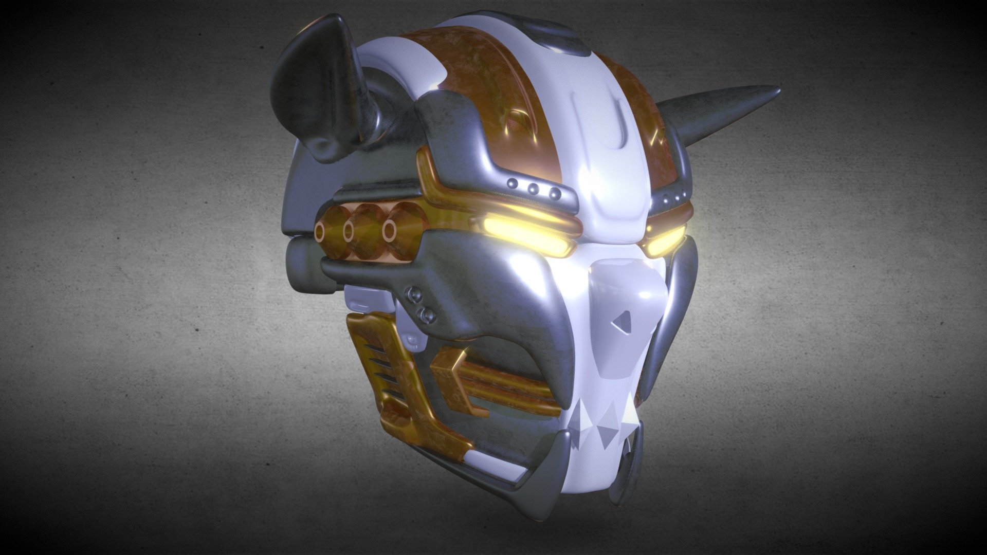 CAT MASK unidas las carcasas - 3D model by estudiojo [ff1e93d] - Sketchfab